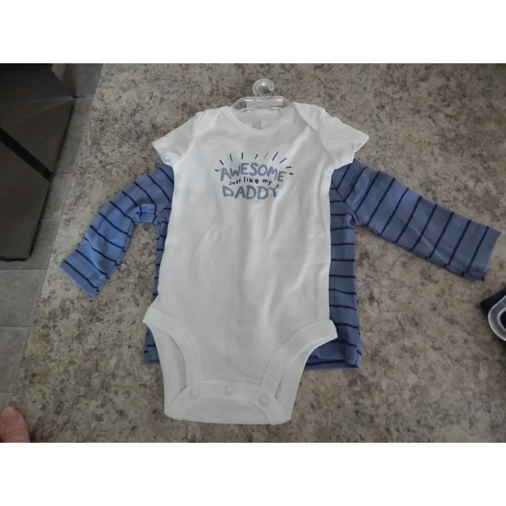 Carters Just One You 6pc Baby Boy Outfit Bundle 3M NWT Cotton Dinosaur Alligator